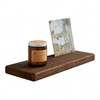 Solid Wood Floating Shelves for Room Wall, 15.7in Wooden Wall