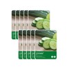Nature Coverage Moist Mild Mask Pack Cucumber 23g x 10 sheets / 네이처리커버리 촉촉 순한 마스크팩 오이 23g x 10매