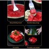 Unbranded Watermelon Slicer Cutter,2-in-1 Fork Stainless Steel Fruit Cutting Artifact
