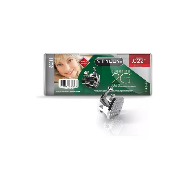 AhKimPech Brackets Super Mini Roth.022 2g Stylus