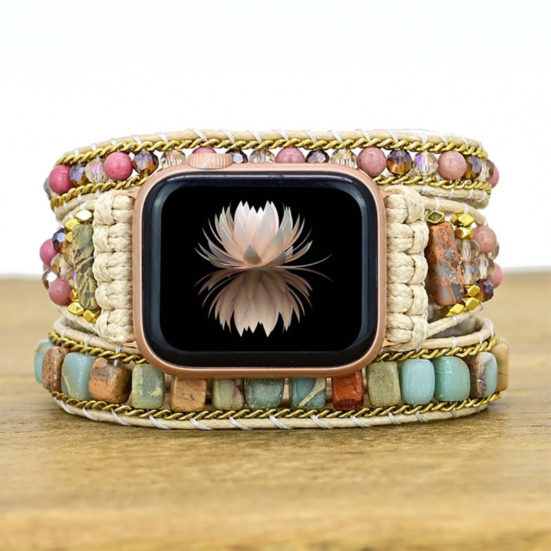 Boho Beads Watch Band Charm Bracelets Beaded Watch Bracelet Band