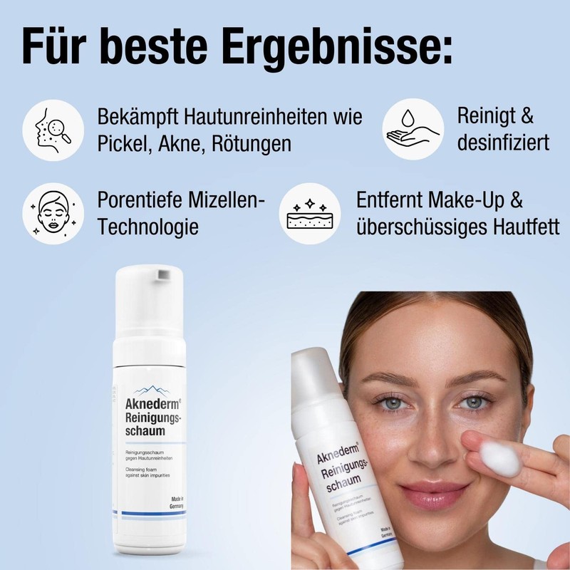 Aknederm Reinigungsschaum 150 ml
