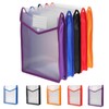 Ginhkok Button File Bags, File Bags, Set of 5 Colors,