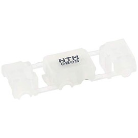 Amon 3332 External Wire Diameter Wiring Connector, White, Power Side AV (S) 0.5 - 0.85 sq / Branch Side AV (S) 0.2 - 0.5 sq, 4 Pieces