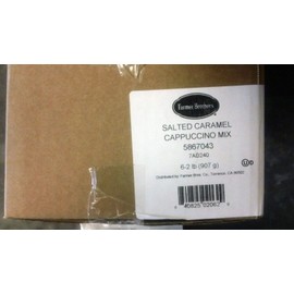 Farmer Brothers Salted Caramel Cappuccino Mix 6/2 LB bags