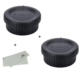 2 Pairs JJC Nikon F Mount Rear Lens Cap + Body Cap for Nikon D850 D750 D780 D3500 D3400 D7500 D7200 D7100 D7000 D5600 D5500 D5300 D5200 D5100 D5100 0 D50 00 D3300 and More for Nikon F Mount Cameras &