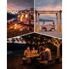 Torkase Outdoor String Lights LED, 30FT S14 Shatterproof Bulbs (10+1),