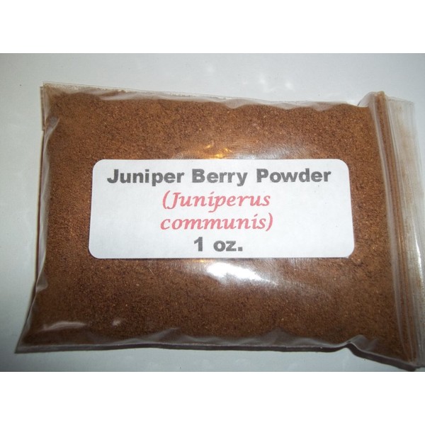 Juniper 1 oz. Juniper berries powder (Juniperus communis)