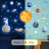 Glow in The Dark Stars Solar System Wall Decals, Sun