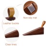SuKeYuan 1 Pcs Door Stopper Non-Slip Wooden Door Wedge Wedges
