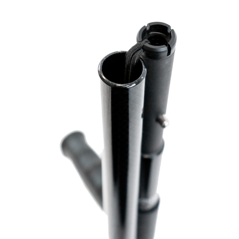 KMINA Foldable Forearm Crutches of Carbon Fiber (x2 Units), Open