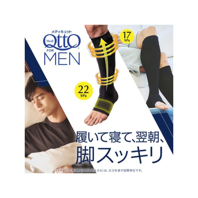 MediQttO for MEN Men's Compression Night Socks, Socks, Father's Day,