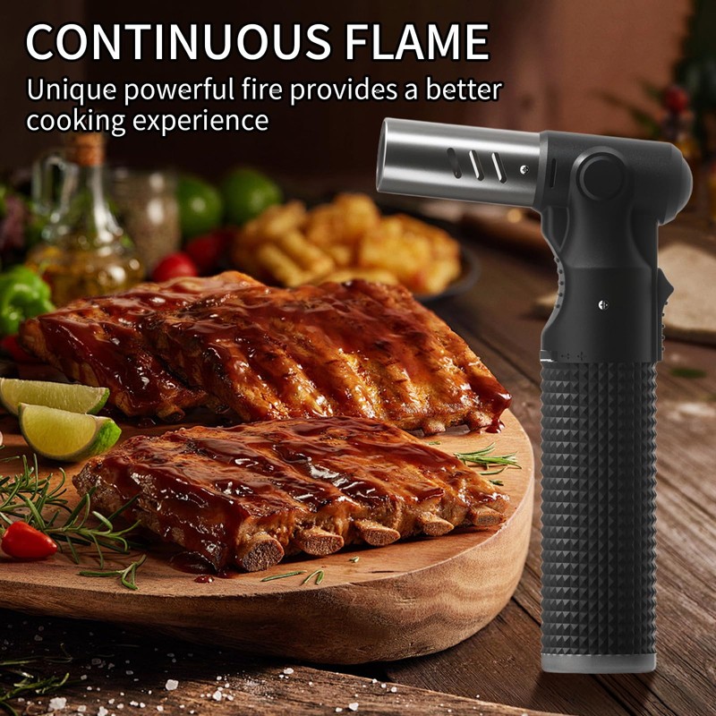 2 Pack Refillable Butane Torch Lighter with Adjustable Jet Flame,