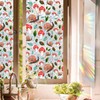Stained Glass Window Cling,Rainbow Tinted Window Film Sun Blocking,Birds Window