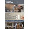4smile Door Coat Rack for Hanging - Grey Door Hooks