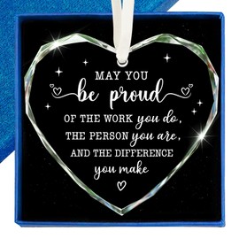 ZAGKOO Nurse Gifts for Women - Nurses Week Gifts - Gift for Nurses - RN NICU Practitioner Ornament - Nursing Student, Birthday, Retirement Gift - Glass Ornament