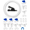 QWORK® 10 m 6.35 mm (1/4 inch) water inlet pipe,