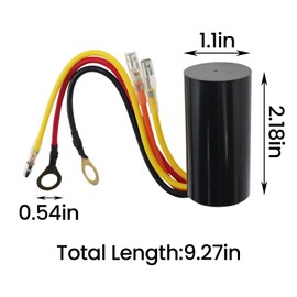 Carbman AM128906 Electrical Time Delay Module Replacement for John Deere GX345 345 425 445 Lawn and Garden Tractors 2500 2500A 2500B 2500E Greensmowers