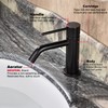 JXMMP Oil Rubbed Bronze Bathroom Faucet Single Hole, Single Handle