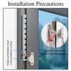 Window Safety Restrictors 2 Pcs Stainless Steel Window Restrictor Hooks