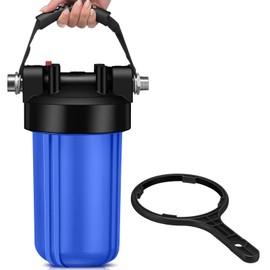 VIHOSE RV Water Filter System, Anti-Clog Water Filter for 25K Gallons with One-Piece 6-Stage Filtration, Removes Sediments, VOCs, Heavy Metals, Bad Taste, Odor