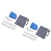 2PCS Inflatable Camping Light Portable Foldable Inflatable USB Charging Monochromatic
