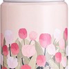 Insulated Food Jar Flower Pattern 450ML Capacity Stainless Steel Portable