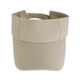 LONTG Kids Sun Visor Cap Toddler Adjustable Baseball Cap Wide Brim Sun Protection Hat Children Summer Beach Cap Sports Leisure Cap Outdoor Travel Cotton Sun Hat for Boys Girls 1-8 Years Old Khaki