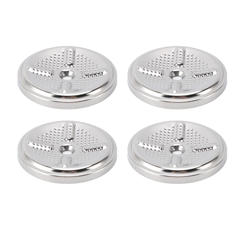 4pcs Coffee Filter Stainless Steel Reusable Filter Rust Resistant Effective