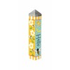 Studio M Bumbly Bees Art Pole Outdoor Decorative Garden Post,