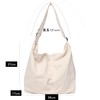 Annlaite 2137 Canvas Tote Bag, Large Capacity, A4 Size, Men's,