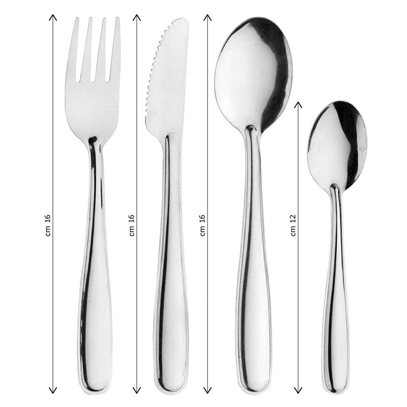 Pintinox Use&Reuse Stainless Steel Cutlery, Nickel-Free, Dishwasher Safe, Reusable, Recyclable