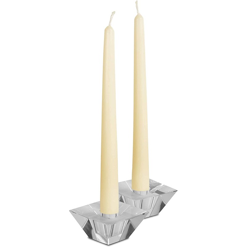 Hyoola Tall Taper Candles Bulk - 10 Inch Wool White
