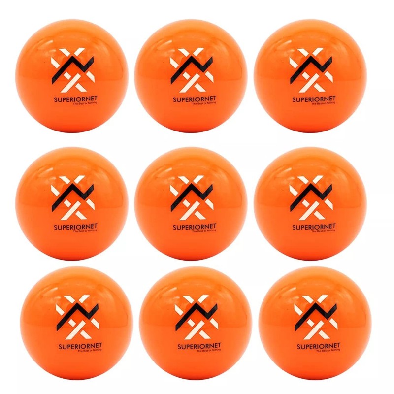 SUPERIORNET 9 Pack 3" Weighted Training Baseballs & Softballs /