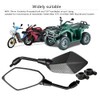 【2022 Upgraded】 Universal Motorcycle Convex Rear View Mirrors, With 10mm