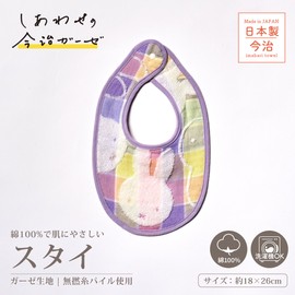 Nishikawa TT75152001 DB5601 IG Miffy Bie, 7.1 x 11.0 inches (18 x 28 cm), Washable, 100% Cotton, Happy Imabari Gauze Multi