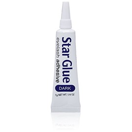 Star Glue Eyelash Adhesive 7g Net Wt .1/4oz (Dark)
