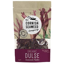 The Cornish Seaweed Company Flaked Organic Dulse Flakes 40g (Pack of 4)