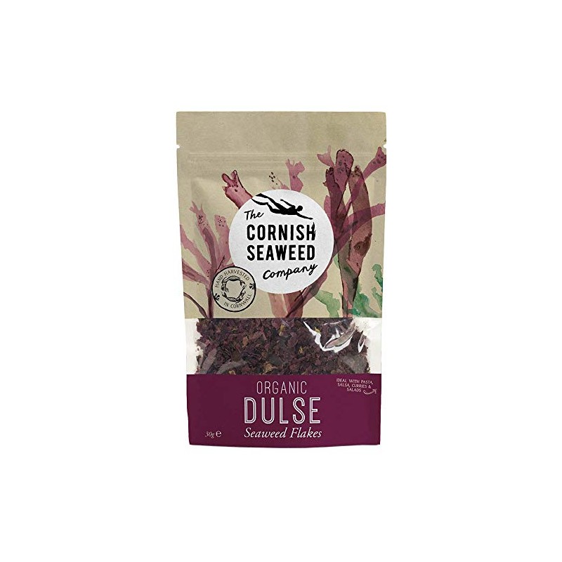 The Cornish Seaweed Company Flaked Organic Dulse Flakes 40g (Pack