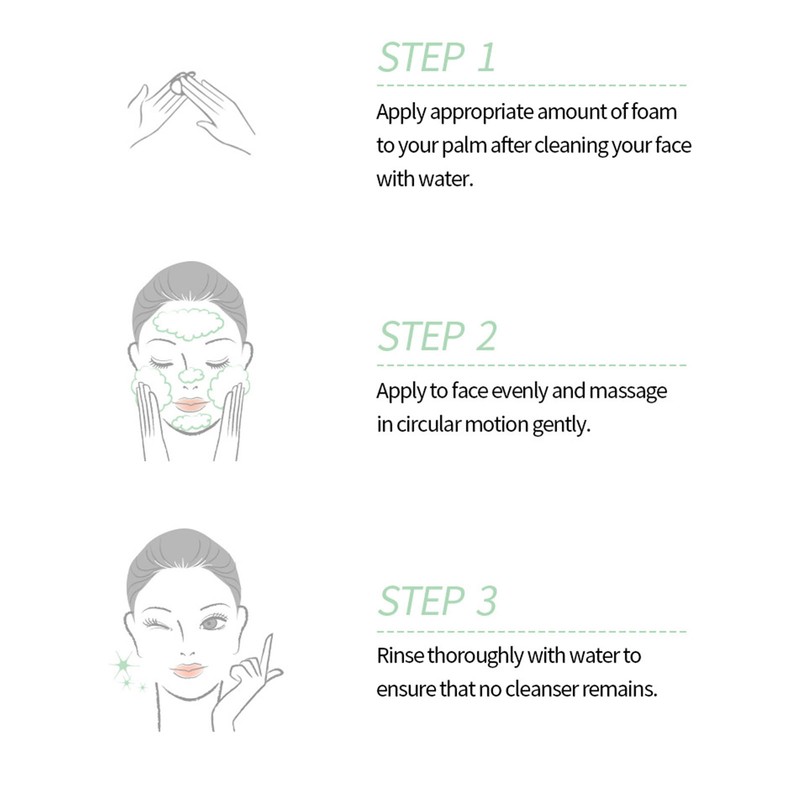 Foaming Facial Cleanser Plant Based Nourishing Face Wash Fine Foaming