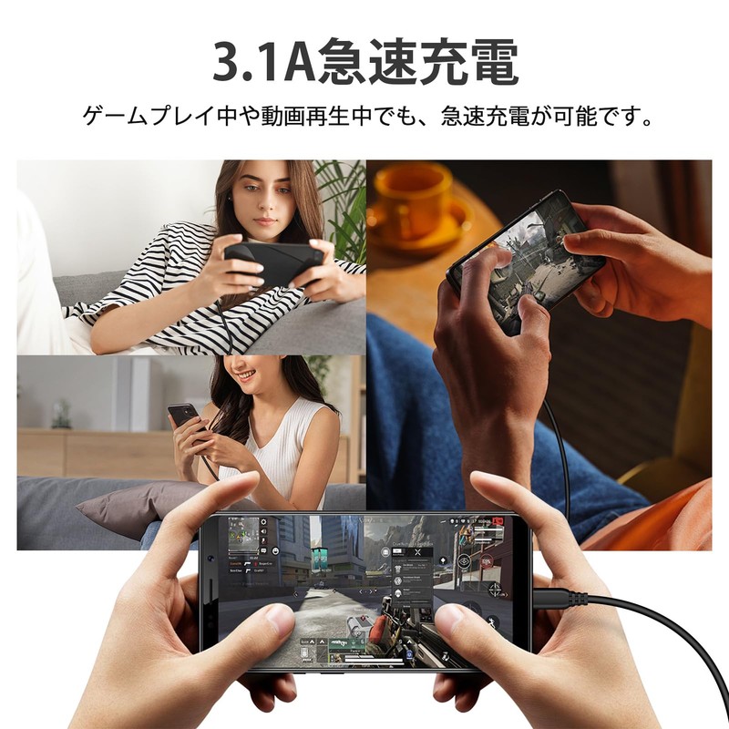 USB Outlet AC Adapter Charger, 3 Ports, Simultaneous Charging, 15.5