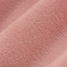 Shannon Minky Solid Cuddle 3 Extra Wide Woodrose Fabric by the Yard