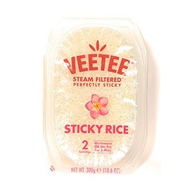 VEETEE Steam Filtered Perfectly Sticky Rice 10.6 Oz (2 pack)