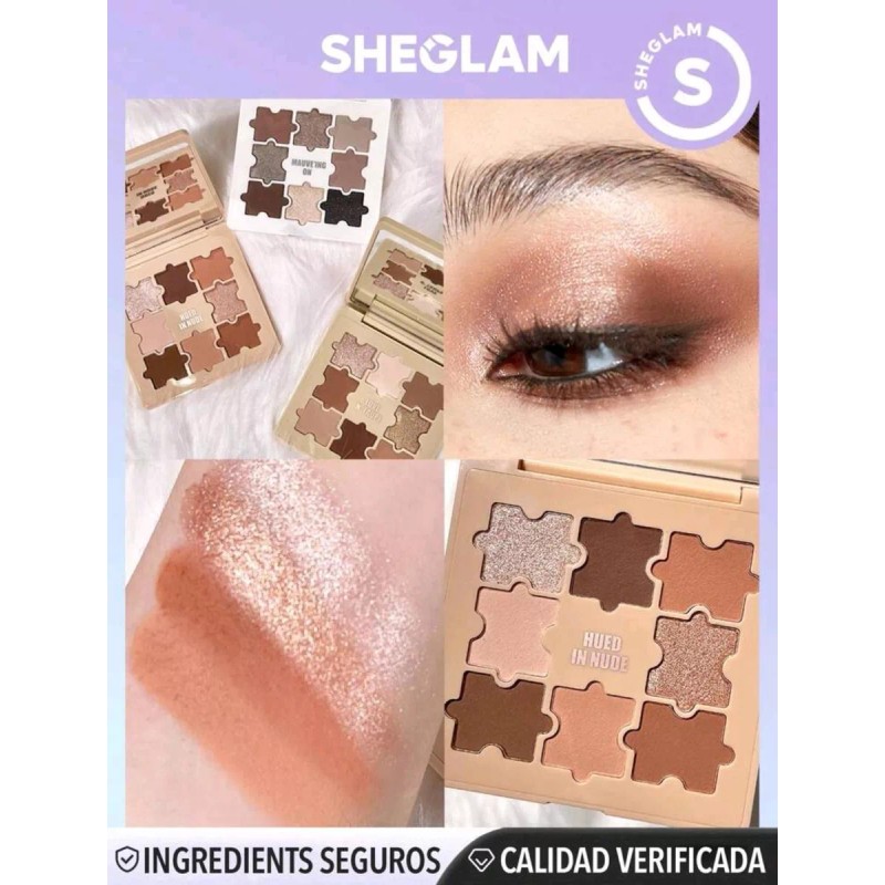 Sheglam Paleta De Sombras De Ojos Jazy 9 Tonos