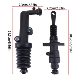 LICHENGTAI Clutch Slave Cylinder & Clutch Master Cylinder Compatible with Lada Niva M-Urban from 2016 Master Cylinder Clutch Master Cylinder 21214-1602510 21214-1602610 Clutch Slave Cylinder