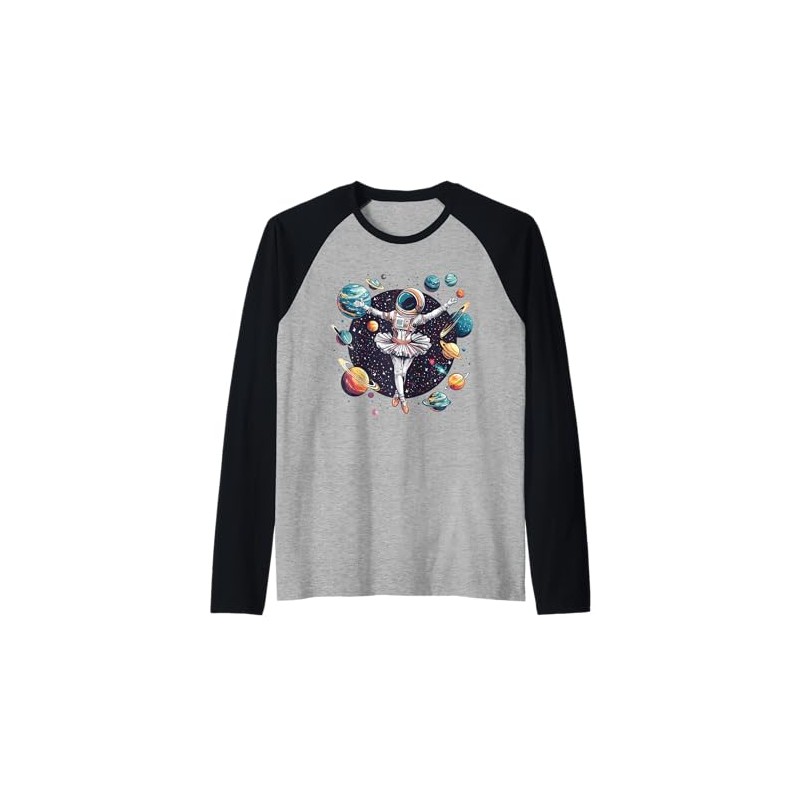 Astronauta Ballerina Danza nello Spazio Pianeti Bambini Donn Maglia con