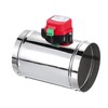 PATIKIL 5" Duct Damper, Stainless Steel Motorized Adjustable HVAC Volume