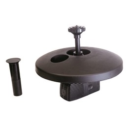 HALF OFF PONDS Small Floating Fountain – 750 GPH Pond & Water Garden Aerator – Adjustable 40" Spray – Includes Pump, Float, 3 Nozzles & 30' Cord
