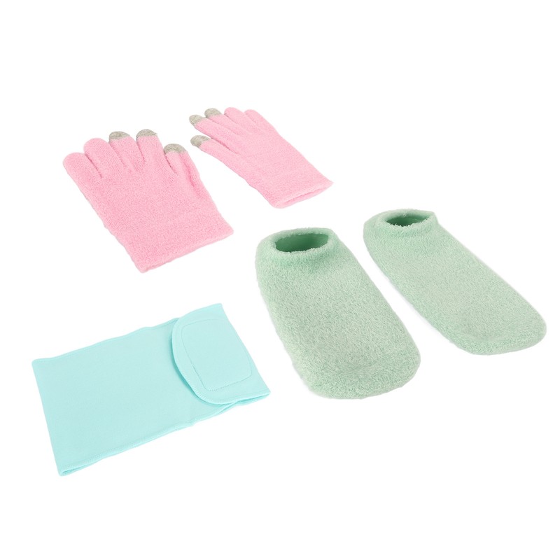 Touch Screen Spa Moisturizing Gloves Socks Set Reusable Repair Treatment