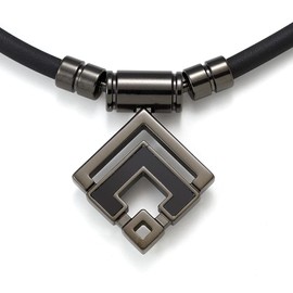 [コラントッテ] 限定カラー 磁気ネックレス TAO ネックレスα ARAN グロスブラック Lサイズ